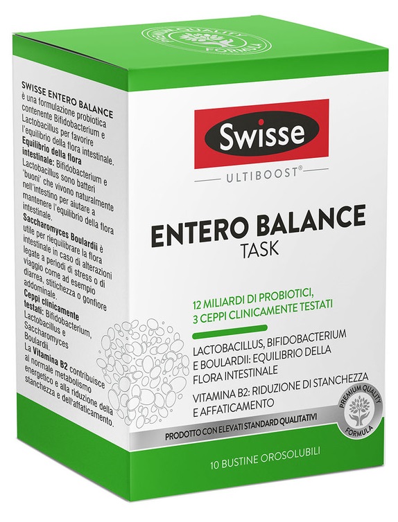SWISSE ENTERO BALANCE VIAGGIO 10 BUSTINE - Farmacia Dott. Pasquale Russo