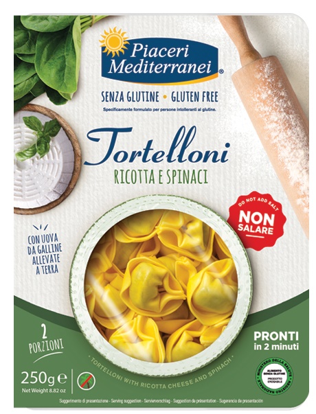 PIACERI MEDITERRANEI TORTELLONI RICOTTA SPINACI 250 G - Farmacia Dott. Pasquale Russo