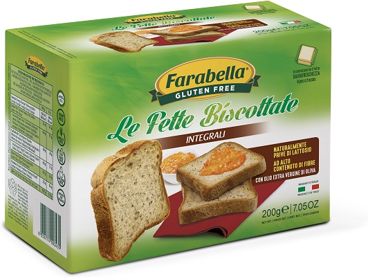 FARABELLA FETTE BISCOTTATE INTEGRALI 200 G - Farmacia Dott. Pasquale Russo
