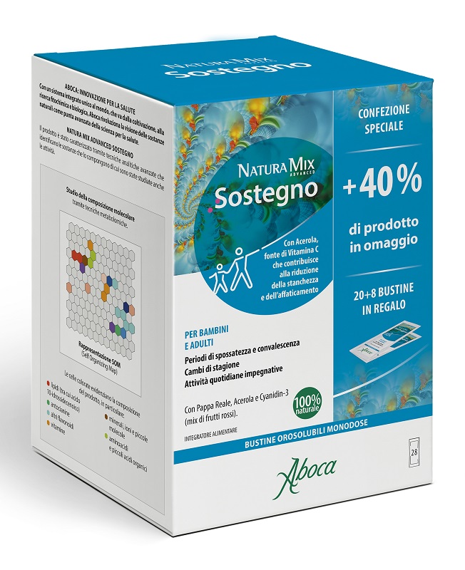 NATURA MIX ADVANCED SOSTEGNO OROSOLUBILE 28 BUSTINE CONFEZIONE SPECIALE - Farmacia Dott. Pasquale Russo