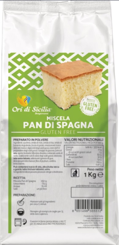 ORI DI SICILIA MIX ORO PAN DI SPAGNA 1 KG - Farmacia Dott. Pasquale Russo
