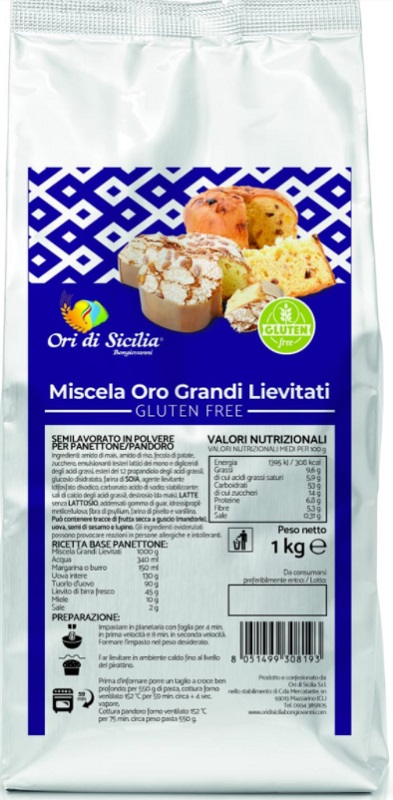 ORI DI SICILIA MIX ORO GRANDI LIEVITATI 1 KG - Farmacia Dott. Pasquale Russo