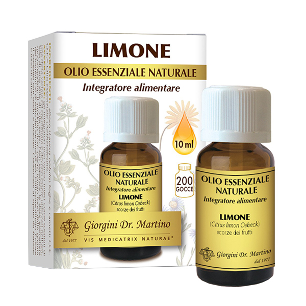 LIMONE OLIO ESSENZIALE NATURALE 10 ML - Farmacia Dott. Pasquale Russo