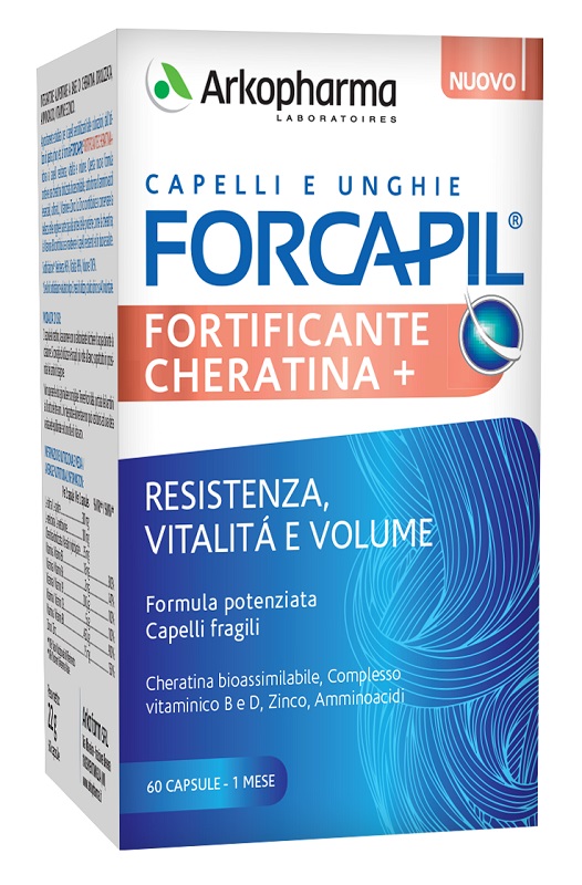 FORCAPIL FORTIFICANTE CHERATINA 60 CAPSULE - Farmacia Dott. Pasquale Russo