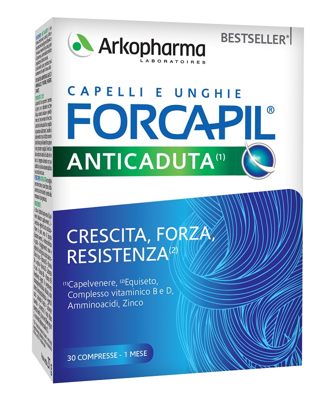 FORCAPIL ANTI CADUTA 30 COMPRESSE - Farmacia Dott. Pasquale Russo