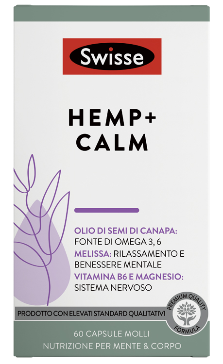 SWISSE HEMP+ CALM 60 CAPSULE - Farmacia Dott. Pasquale Russo