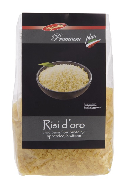 MY SNACK PREMIUM PLUS RISI D'ORO PASTA APROTEICA 500 G - Farmacia Dott. Pasquale Russo