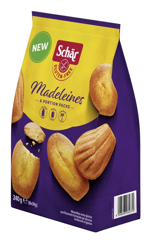 SCHAR MADELEINES SENZA LATTOSIO 8 PORZIONI DA 30 G - Farmacia Dott. Pasquale Russo