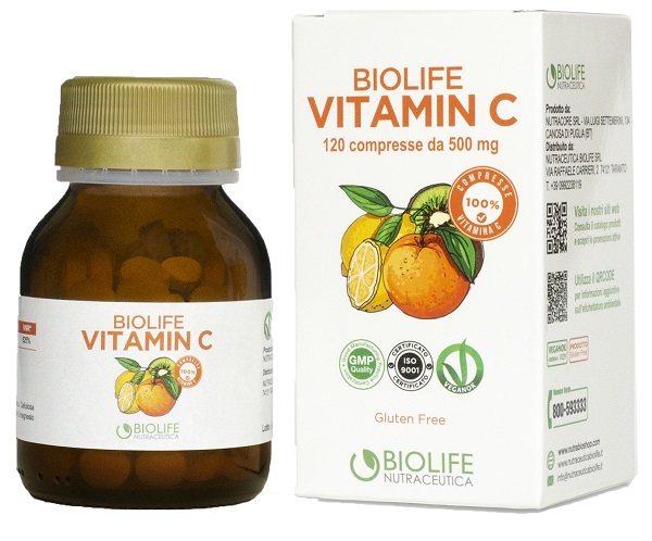BIOLIFE VITAMIN C 120 COMPRESSE - Farmacia Dott. Pasquale Russo