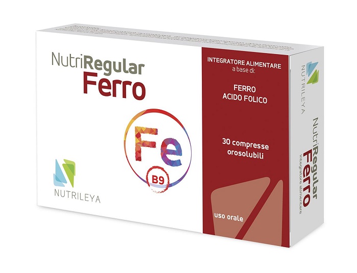 NUTRIREGULAR FERRO 30 COMPRESSE OROSOLUBILI - Farmacia Dott. Pasquale Russo