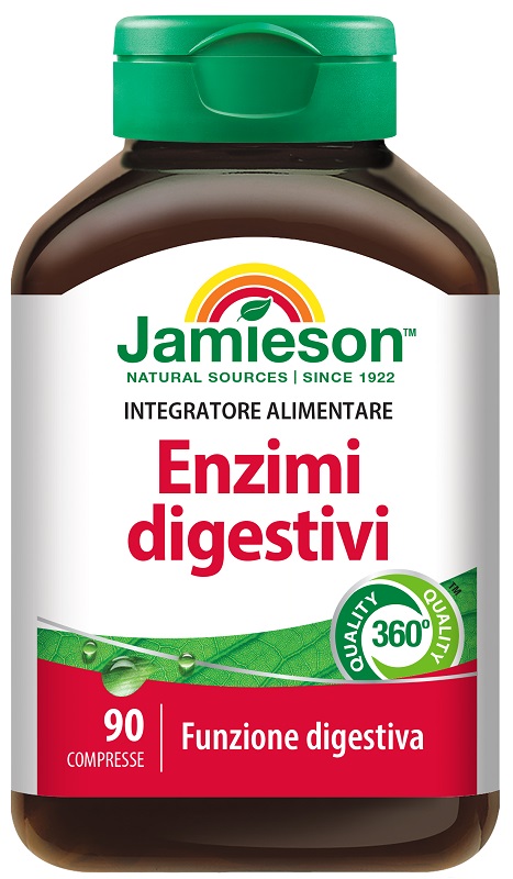 JAMIESON ENZIMI DIGESTIVI 90 COMPRESSE - Farmacia Dott. Pasquale Russo