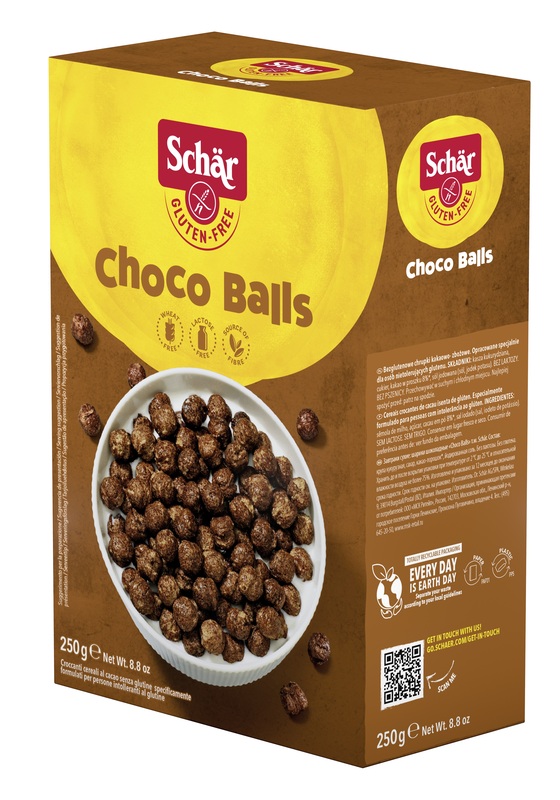 SCHAR CHOCO BALLS CEREALI SENZA LATTOSIO 250 G - Farmacia Dott. Pasquale Russo