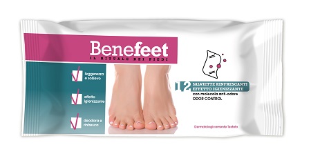 BENEFEET SALVIETTE ODOR CONTROL 12 PEZZI - Farmacia Dott. Pasquale Russo