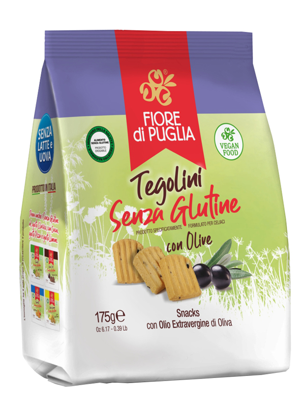 FIORE DI PUGLIA TEGOLINI CON OLIVE 175 G - Farmacia Dott. Pasquale Russo
