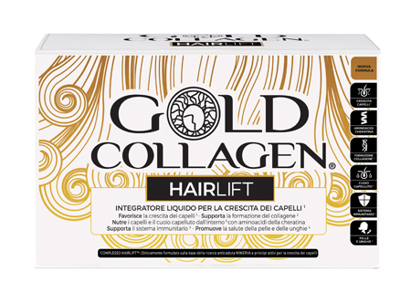 GOLD COLLAGEN HAIRLIFT 10 FLACONI DA 50 ML - Farmacia Dott. Pasquale Russo