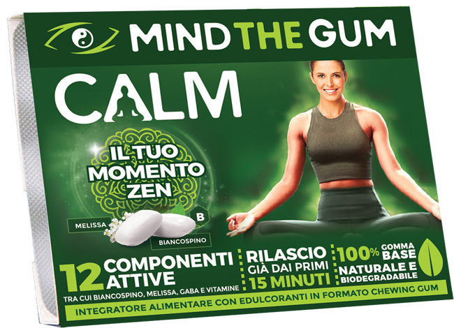 MIND THE GUM CALM 18 GOMME SENZA ZUCCHERO - Farmacia Dott. Pasquale Russo