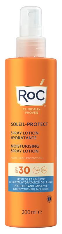 ROC LOZIONE SPRAY SOLARE CORPO SPF 30 IDRATANTE 200 ML - Farmacia Dott. Pasquale Russo