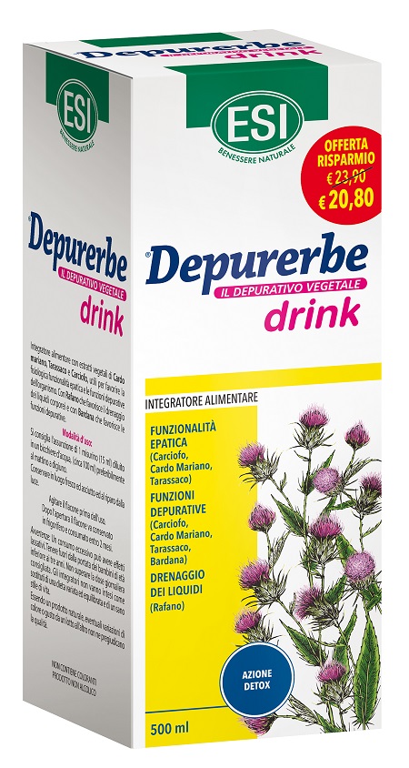ESI DEPURERBE DRINK 500 ML - Farmacia Dott. Pasquale Russo