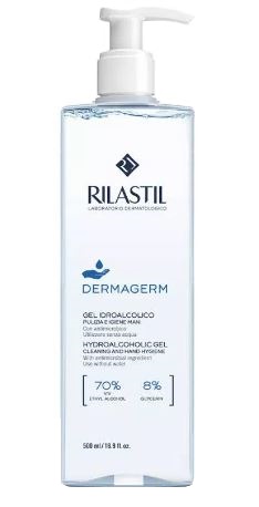 RILASTIL DERMAGERM GEL MANI IDROALCOLICO 500 ML - Farmacia Dott. Pasquale Russo