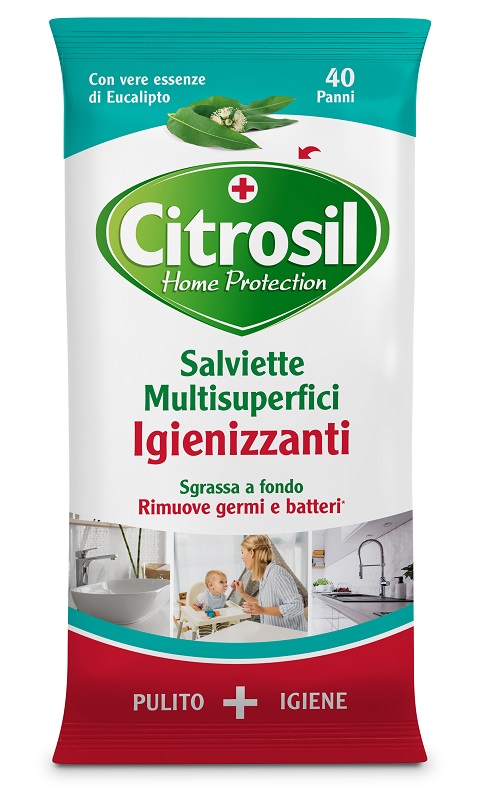 CITROSIL SALVIETTE IGIENIZZANTI EUCALIPTO 40 PEZZI - Farmacia Dott. Pasquale Russo