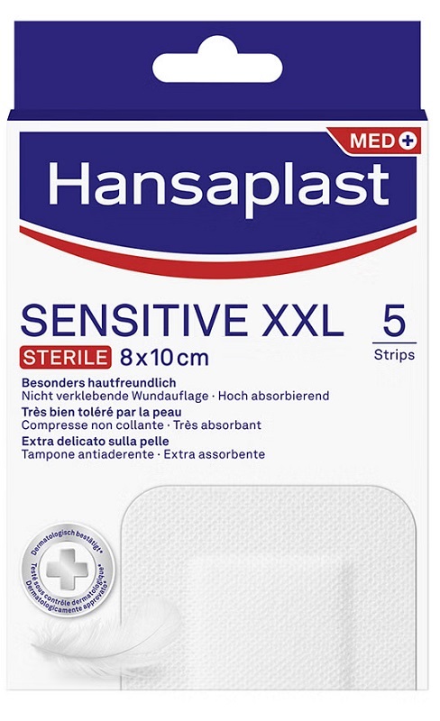 CEROTTO HANSAPLAST SENSITIVE XXL 5 PEZZI - Farmacia Dott. Pasquale Russo