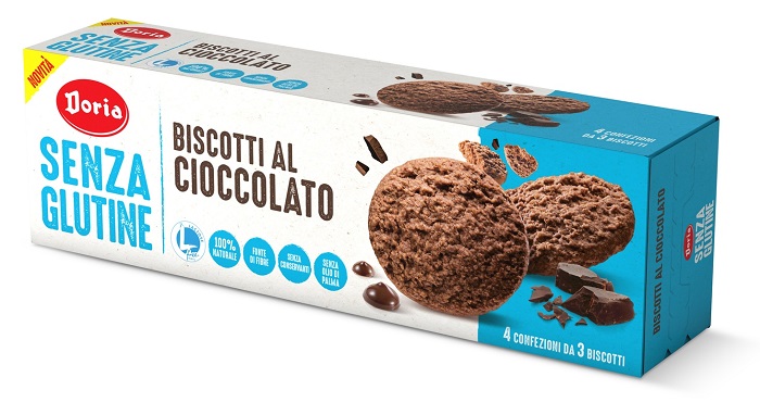 DORIA BISCOTTI CIOCCOLATO 4X37,5 G - Farmacia Dott. Pasquale Russo
