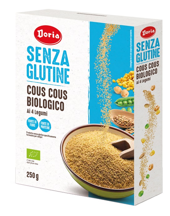 DORIA COUS COUS BIOLOGICO 4 LEGUMI 250 G - Farmacia Dott. Pasquale Russo