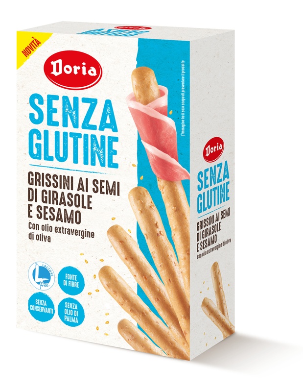 DORIA GRISSINI SEMI GIRASOLE-SESAMO 5 PEZZI DA 20 G - Farmacia Dott. Pasquale Russo