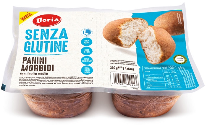 DORIA PANINI MORBIDI 4 PEZZI DA 50 G - Farmacia Dott. Pasquale Russo