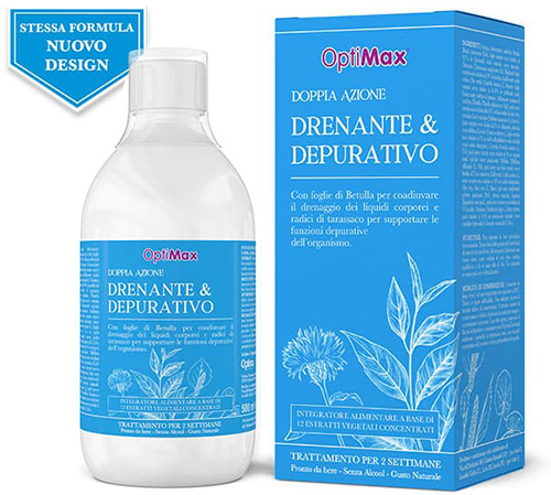 OPTIMAX DRENANTE DEPURATIVO 500 ML - Farmacia Dott. Pasquale Russo