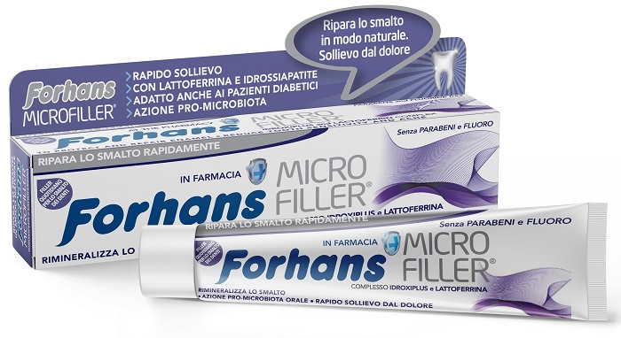 FORHANS DENTIFRICIO MICROFILLER PROTEZIONE SMALTO 75 ML - Farmacia Dott. Pasquale Russo