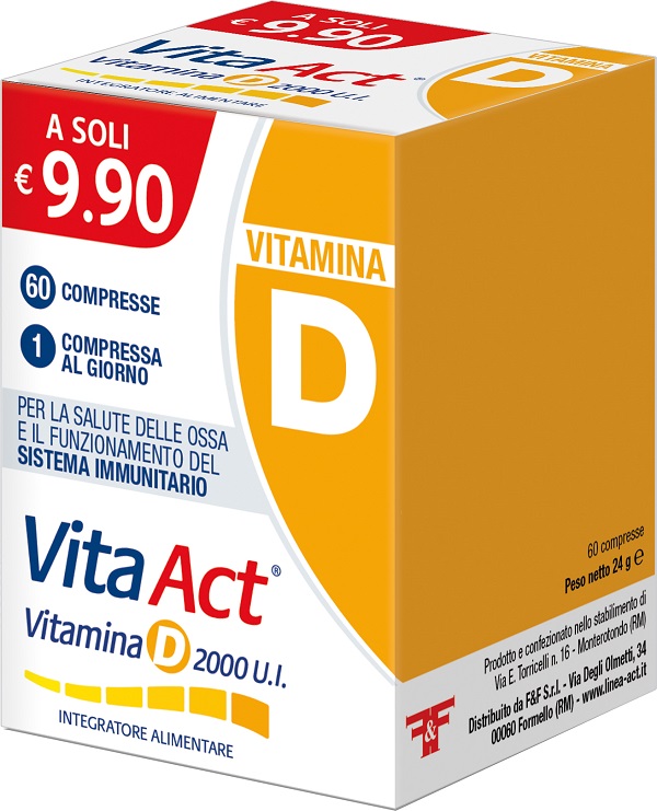 VITA ACT VITAMINA D 2000UI 60 COMPRESSE - Farmacia Dott. Pasquale Russo