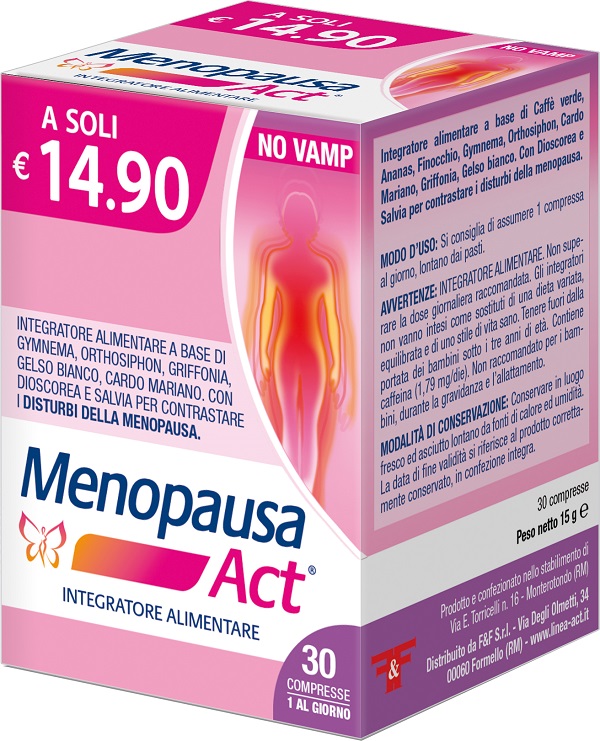 MENOPAUSA ACT 30 COMPRESSE - Farmacia Dott. Pasquale Russo