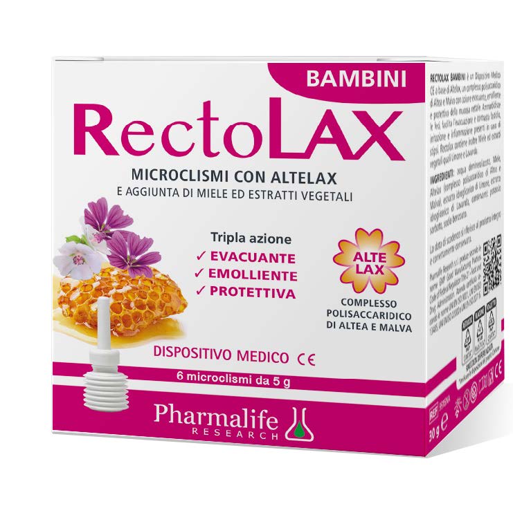 RECTOLAX BAMBINI MICROCLISMI 6 PEZZI DA 5 G - Farmacia Dott. Pasquale Russo