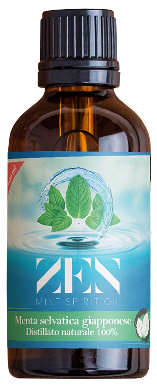 ZEN MINT SPIRIT OIL DISTILLATO NATURALE DI MENTA SELVATICA GIAPPONESE MENTHA ARVENSIS 100 ML - Farmacia Dott. Pasquale Russo