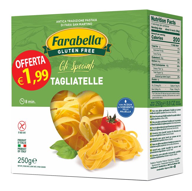 FARABELLA TAGLIATELLE 250G PROMO - Farmacia Dott. Pasquale Russo