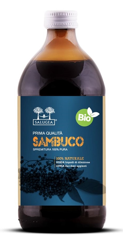 SALUGEA SUCCO SAMBUCO BIO 500 ML - Farmacia Dott. Pasquale Russo