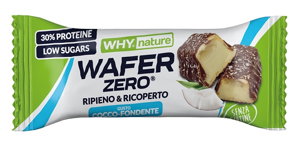 WHYNATURE WAFER ZERO COCCO FONDENTE 35 G - Farmacia Dott. Pasquale Russo