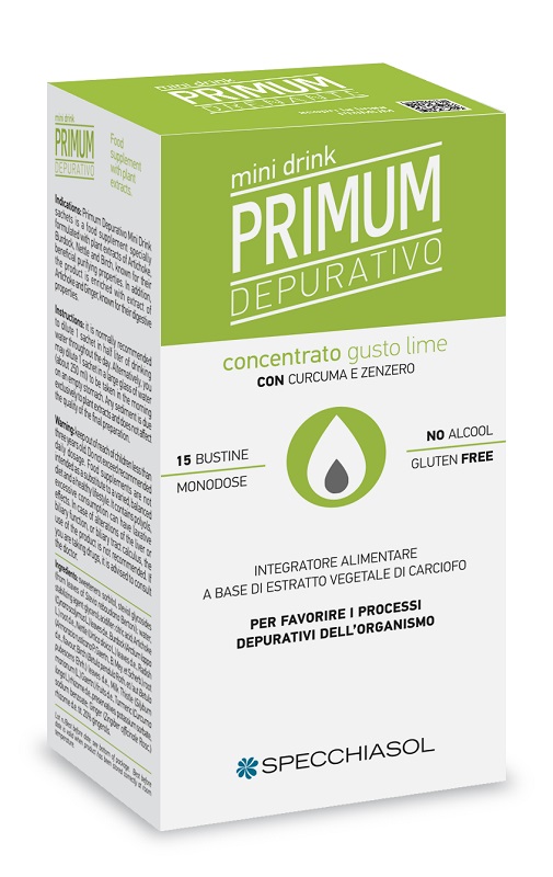 PRIMUM DEPURATIVO MINIDRINK LIME 15 STICK DA 10 ML - Farmacia Dott. Pasquale Russo