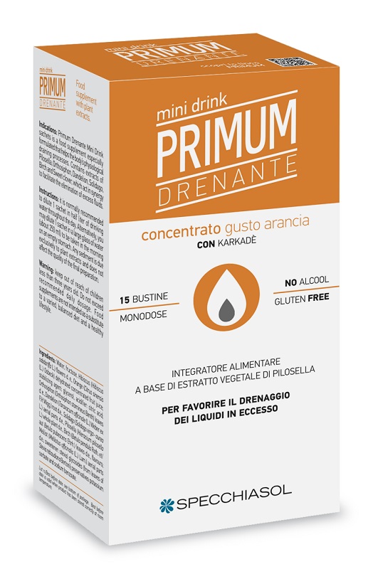 PRIMUM DRENANTE MINIDRINK ARANCIA 15 STICK DA 10 ML - Farmacia Dott. Pasquale Russo