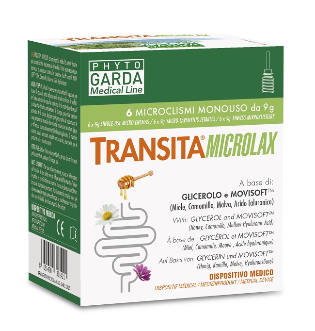 TRANSITA MICROLAX ADULTI 6 MICROCLISMI DA 9 G - Farmacia Dott. Pasquale Russo
