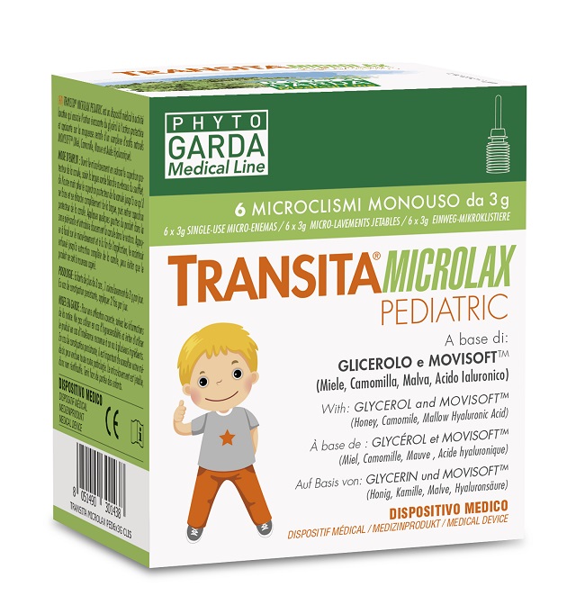 TRANSITA MICROLAX PEDIATRIC 6 MICROCLISMI DA 3 G - Farmacia Dott. Pasquale Russo