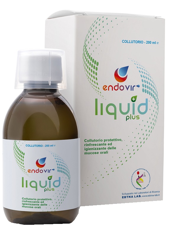 ENDOVIR LIQUID PLUS COLLUTORIO 200 ML - Farmacia Dott. Pasquale Russo