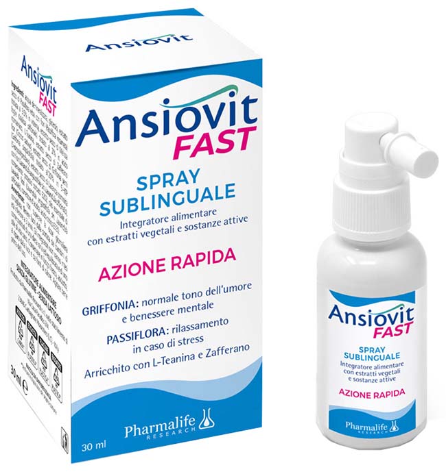 ANSIOVIT FAST SPRAY SUBLINGUALE 30 ML - Farmacia Dott. Pasquale Russo