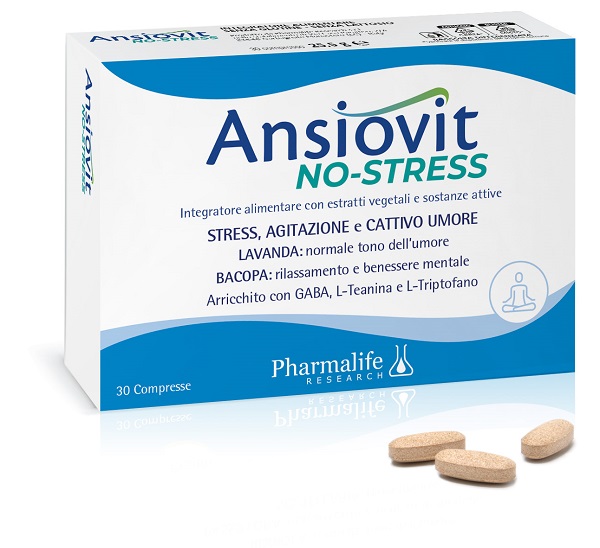 ANSIOVIT NO STRESS 30 COMPRESSE - Farmacia Dott. Pasquale Russo