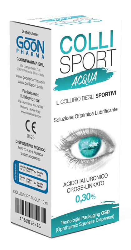 COLLISPORT ACQUA SOLUZIONE OFTALMICA LUBRIFICANTE 10 ML - Farmacia Dott. Pasquale Russo