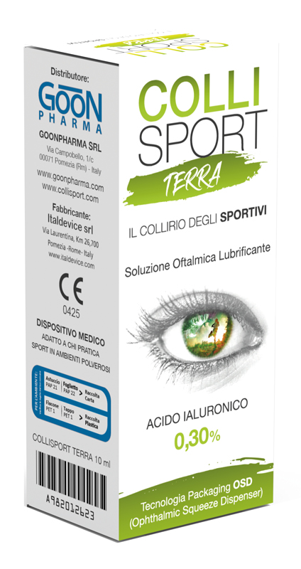 COLLISPORT TERRA SOLUZIONE OFTALMICA LUBRIFICANTE 10 ML - Farmacia Dott. Pasquale Russo