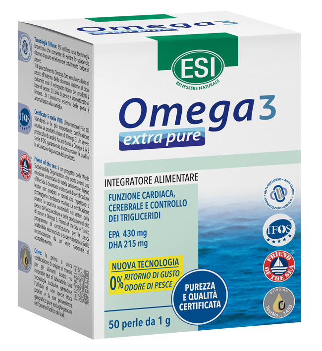 ESI OMEGA 3 EXTRA PURE 50 PERLE - Farmacia Dott. Pasquale Russo