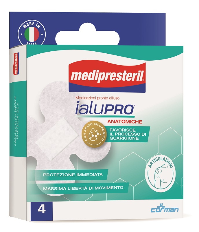 MEDIPRESTERIL IALUPRO ARTICOLAZIONI 10X10 CM 4 PEZZI - Farmacia Dott. Pasquale Russo