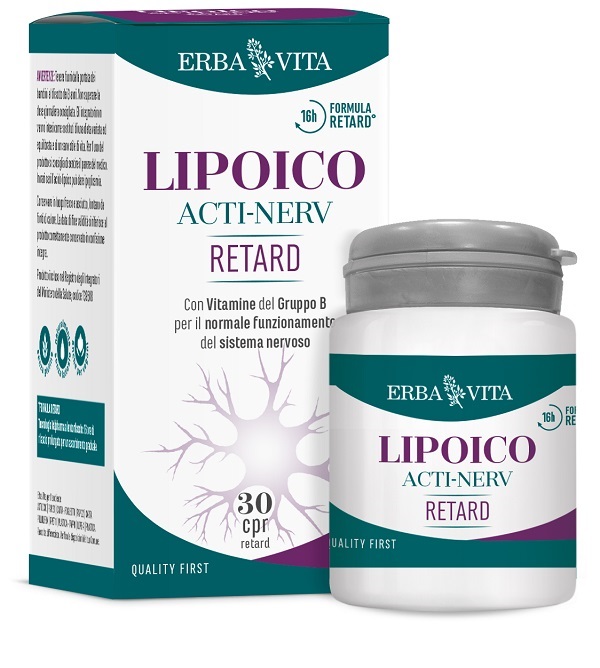 LIPOICO ACTI NERV RETARD 30 COMPRESSE - Farmacia Dott. Pasquale Russo